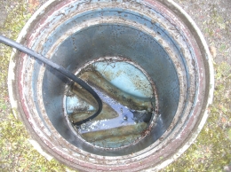 青葉区の汚水桝詰まり